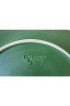 Home Tableware & Barware | Italian Designer Green Matte Pottery Plates With Lotus Design, Set of 6 - RL78246