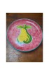 Home Tableware & Barware | Late 20th Century Alcobaca Portugal Hand Painted Pear Plates - Set of 4 - CK32881