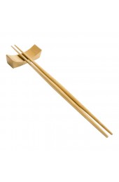 Home Tableware & Barware | Luna Brushed Gold Chopsticks & Rest - AH71745