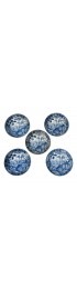 Home Tableware & Barware | Mid 20th Century Wedgwood Cobalt Blue & White Appetizer Tapas Dishes - Set of 5 - WS93416