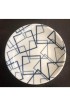 Home Tableware & Barware | Mid Century Japanese Porcelain Set of Six (6) Small Plates Blue White Traditional Indigo Patterns Vintage - QF98196