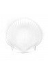 Home Tableware & Barware | Mid-Century Modern Large, Oversized Glass Clam Shell Shaped Dinner Plates - 16 Pieces - MD49430