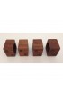 Home Tableware & Barware | Mid-Century Wood Square Napkin Holders - Set of 4 - VO03185