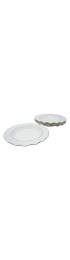 Home Tableware & Barware | Mikasa Platinum Ring Rimmed Bowls With Platinum Detail and Ruffle Edge - Set of 4 - GV71926