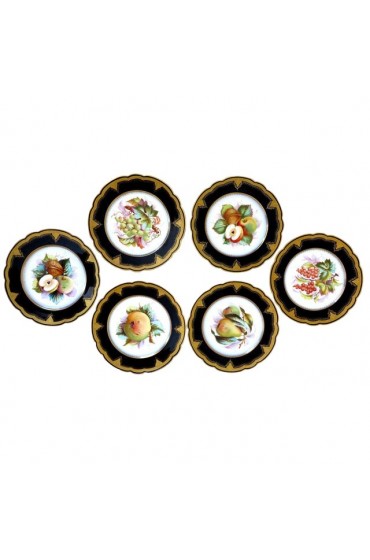 Home Tableware & Barware | Porcelain Plates With Fruit Motifs - CN63612