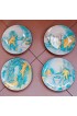 Home Tableware & Barware | Set of 12 Italian Maiolica Dinner Plates, Painted With Country Life Scenes - NG04584