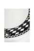 Home Tableware & Barware | Staffordshire (4) Dinner Plates Geometric Black / White Memphis Design - SN13846