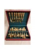Home Tableware & Barware | Svc. For 8 f.b. Rogers Gold Plated Flatware Set - UY81976