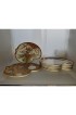 Home Tableware & Barware | Vintage 1950's Gold Guilding and Muriage Enamal Koshida Japan Tea Plates - 5 Pieces - OU95987