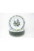 Home Tableware & Barware | Vintage 1990s Royal Worcester Herbs Sage Porcelain Salad Plates With Green Trim - 8 Pieces - DI94820