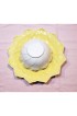 Home Tableware & Barware | Vintage Anchor Hocking Lemon Yellow Lotus Blossom Dessert Plates & Bowls Set- 4 Pieces - YF33496