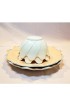 Home Tableware & Barware | Vintage Anchor Hocking Pink & Blue Lotus Blossom Dessert Plates & Bowls Set- 4 Pieces - VE23390
