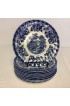Home Tableware & Barware | Vintage English Royal Wessex China Blue Flow Salad Plates - Set of 10 - CO28638