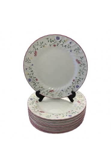 Home Tableware & Barware | Vintage Johnson Brothers Summer Chintz Ironstone Dinner Plates- Set of 11 - KW30384