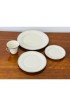 Home Tableware & Barware | Vintage Lenox Solitare Porcelain Ivory & Platinum Place Setting- 4 Pieces - AR24480