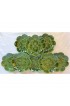 Home Tableware & Barware | Vintage Majolica Cabbage Ware Geranium Plates - Set of 8 - XD82001