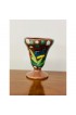 Home Tableware & Barware | Vintage Mid-Century Hazel-Atlas Moderntone Platonite Pottery Footed Ice Cream Sundae Cups- Set of 4 - SJ27339