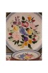 Home Tableware & Barware | Vintage Mid-Century Stangl Fruit and Flowers Pattern Chop Plate and 8 Plate - 2 Pieces - IY21520