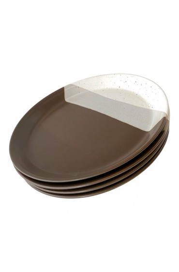 Home Tableware & Barware | Vintage Mikasa Ben Seibel Designed Stoneware Pottery Plates - Set of 4 - QZ91403
