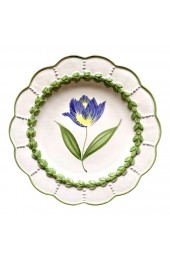 Home Tableware & Barware | Vintage San Marco Blue Tulip Dinner Plate - YC03087