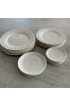 Home Tableware & Barware | Vintage Wedgwood Embossed Queensware Creamware Laurel Dinnerware Set- 21 Pieces - SY73830
