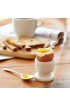 Home Tableware & Barware | White Marble Egg Cup - PC31118