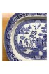 Home Tableware & Barware | 1880 Blue and White Willow Ware Platter - YE33740