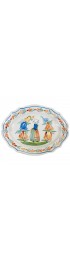 Home Tableware & Barware | 1920s French Provincial Henriot Quimper Faience Quimper Platter - MG61530
