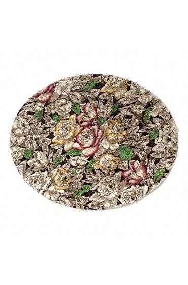 Home Tableware & Barware | 1930s Myott & Sons Large Floral Oval Serving Platter - PO67394