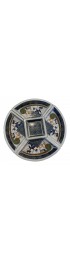 Home Tableware & Barware | 1970s Kutani Brocade Gilt Imari for Bloomingdale’s Chinoiserie-Style “Lazy Susan” Platter - HX81740