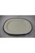 Home Tableware & Barware | 19th C. Leeds Blue Feather or Shell Edge Pearlware Oval Platter - KW74720