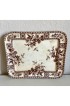 Home Tableware & Barware | Antique Crimson & Co. England Brown & White Aesthetic Movement Transferware Large Platter - VH08461