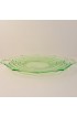 Home Tableware & Barware | Antique Jenkins Glass Company Vaseline Glass Fountain Platter - SC18372