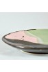 Home Tableware & Barware | Contemporary Japanese Studio Artist's Abstract Pink & Chocolate Large Porcelain Decorative Platter - SC48794