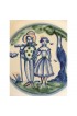 Home Tableware & Barware | Large 13 - Farmer & Wife Hand Painted Pottery Serving Platter by M. A. Hadley - DU32537