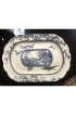 Home Tableware & Barware | Late 1800s Brownfield & Son Blue Pheasant Platter - XJ95063