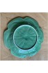 Home Tableware & Barware | Late 20th Century Bordallo Pinheiro Majolica Cabbage Ware Green Charger Plate - JJ35181