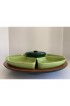 Home Tableware & Barware | Mid 20th Century Green Lazy Susan With Serving Dishes - 8 Piece Set - CD68163