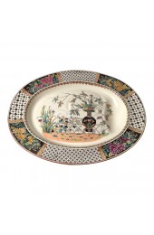 Home Tableware & Barware | Oversized Aesthetic Period Copland Ironstone Chrysanthemum Pattern Meat Platter - OZ98191