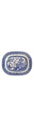 Home Tableware & Barware | Vintage Blue Willow Serving Platter - PZ73742