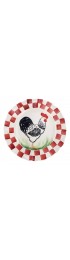 Home Tableware & Barware | Vintage Italian Hand Painted Plate - Rooster Plate Cottage Farmhouse Design - SC63784
