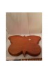 Home Tableware & Barware | Vintage Teak/Monkey Wood Butterfly Platter - RB01067