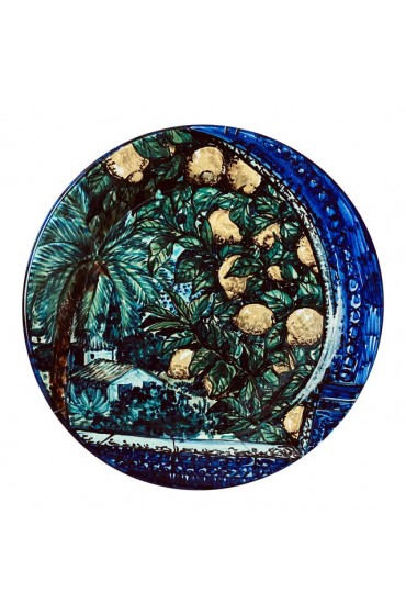 Home Tableware & Barware | Hand Painted Platter / Wall Art Signed by Renown Portugal Artist Katherine Swift - UE41124