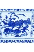 Home Tableware & Barware | Mid-Century Large Chinese Porcelain Platter Tray in Blue and White Brushwork Depicting Mandarin Ducks - CG05991