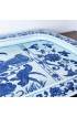 Home Tableware & Barware | Mid-Century Large Chinese Porcelain Platter Tray in Blue and White Brushwork Depicting Mandarin Ducks - CG05991