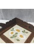 Home Tableware & Barware | 1960s Mid-Century Mexican Hand-Carved Wood Tray With Daisy Tiles - HK64379