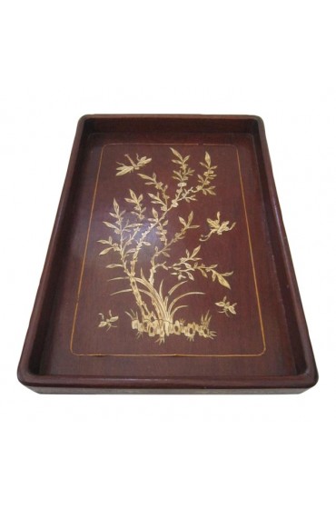Home Tableware & Barware | Chinese Inlaid Marquetry Tray - XR11937