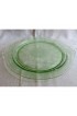 Home Tableware & Barware | Circa 1930s Anchor Hocking Glass Co. Vaseline Glass Cameo Handled Cake Tray - UD82026