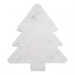 Home Tableware & Barware | Italian Contemporary Carrara Marble Fir-Shaped Cutting Board - Tray - DH42566