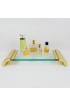 Home Tableware & Barware | Italian Modernist Brass and Glass Pedestal Centerpiece Tray - CL24495